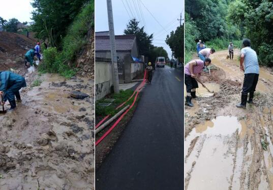 南山湖社区：暴雨无情人有情 奋战防汛“那群人”